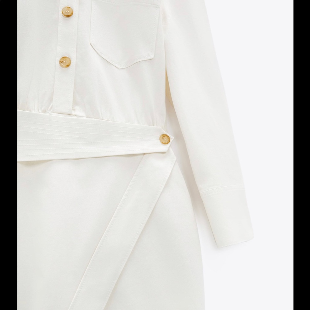 ZARA MINI SHIRT DRESS - Picture 12 of 12